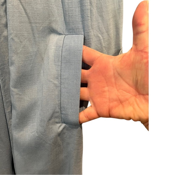 Vintage 50s/60s Womens Dress & Coat Beaded Matching Set Size XS-S Blue Needs TLC - Picture 3 of 14